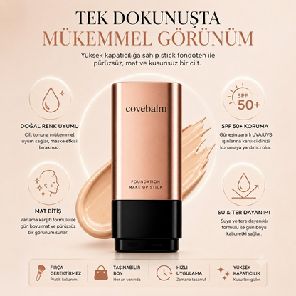 CoveBalm® Kapatıcı Stick Fondöten