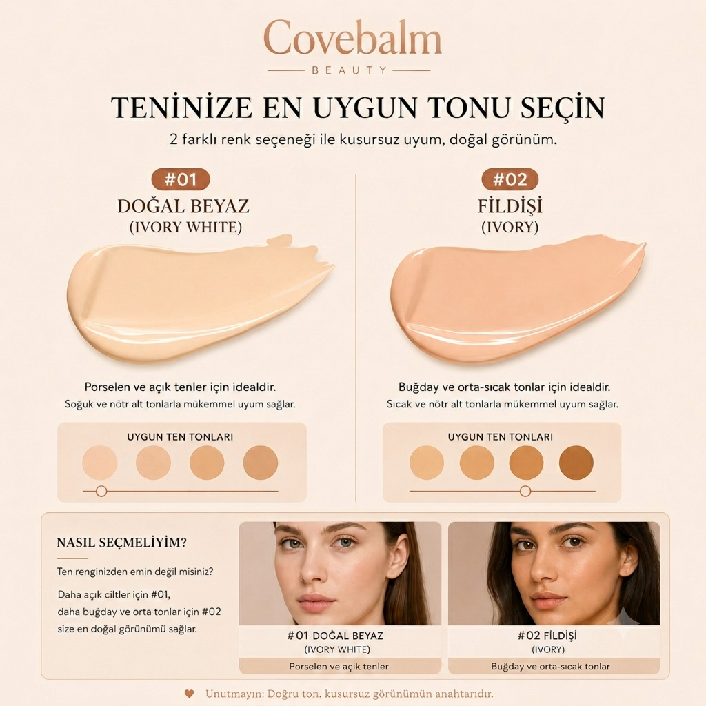 CoveBalm® Kapatıcı Stick Fondöten